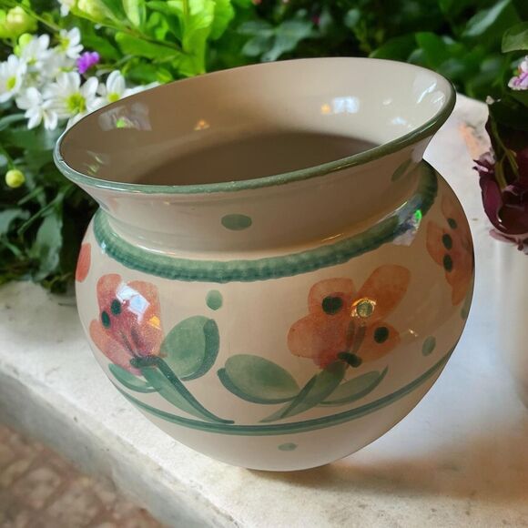 SCHEURICH pottery planter vase #546-17 vintage 1990s - Picture 1 of 7